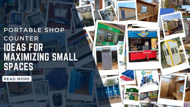 Portable Shop Counter Ideas for Maximizing Small Spaces